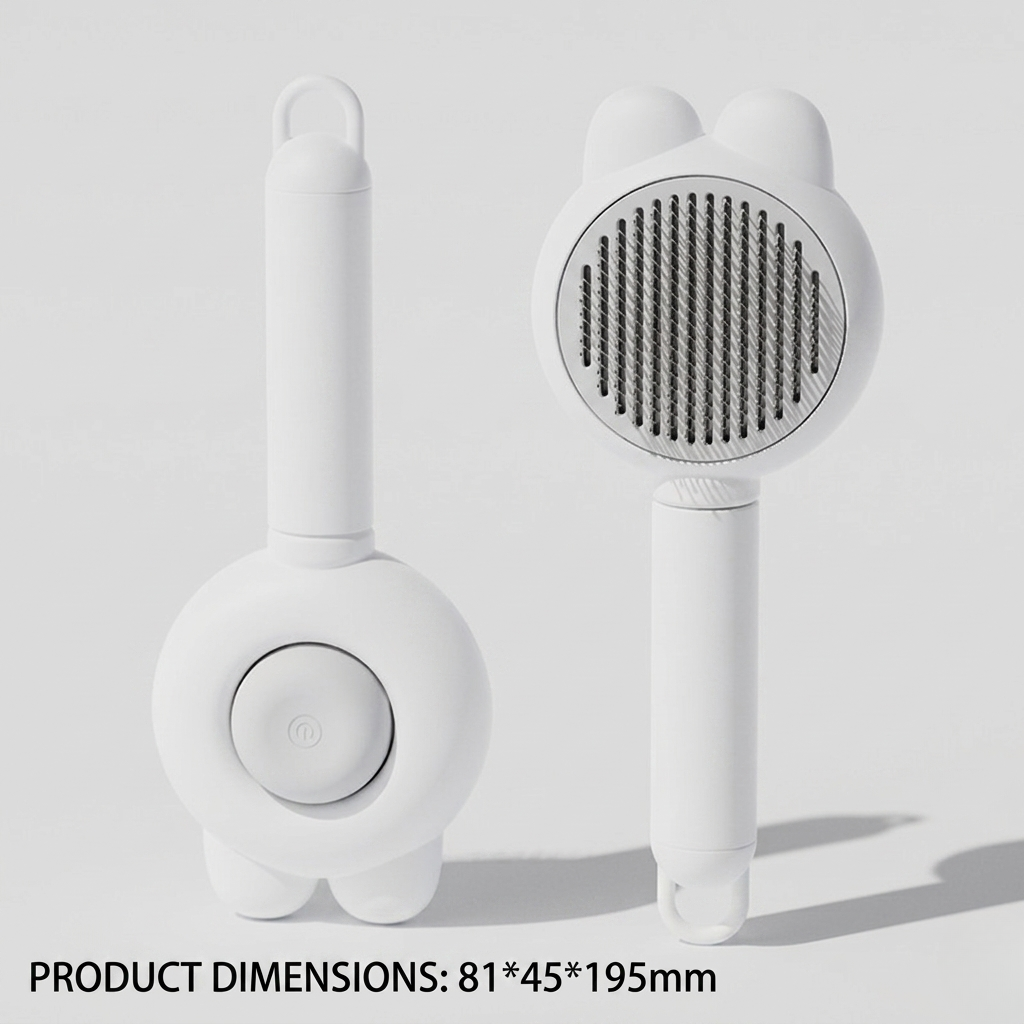 Self-Cleaning Slicker Brush
