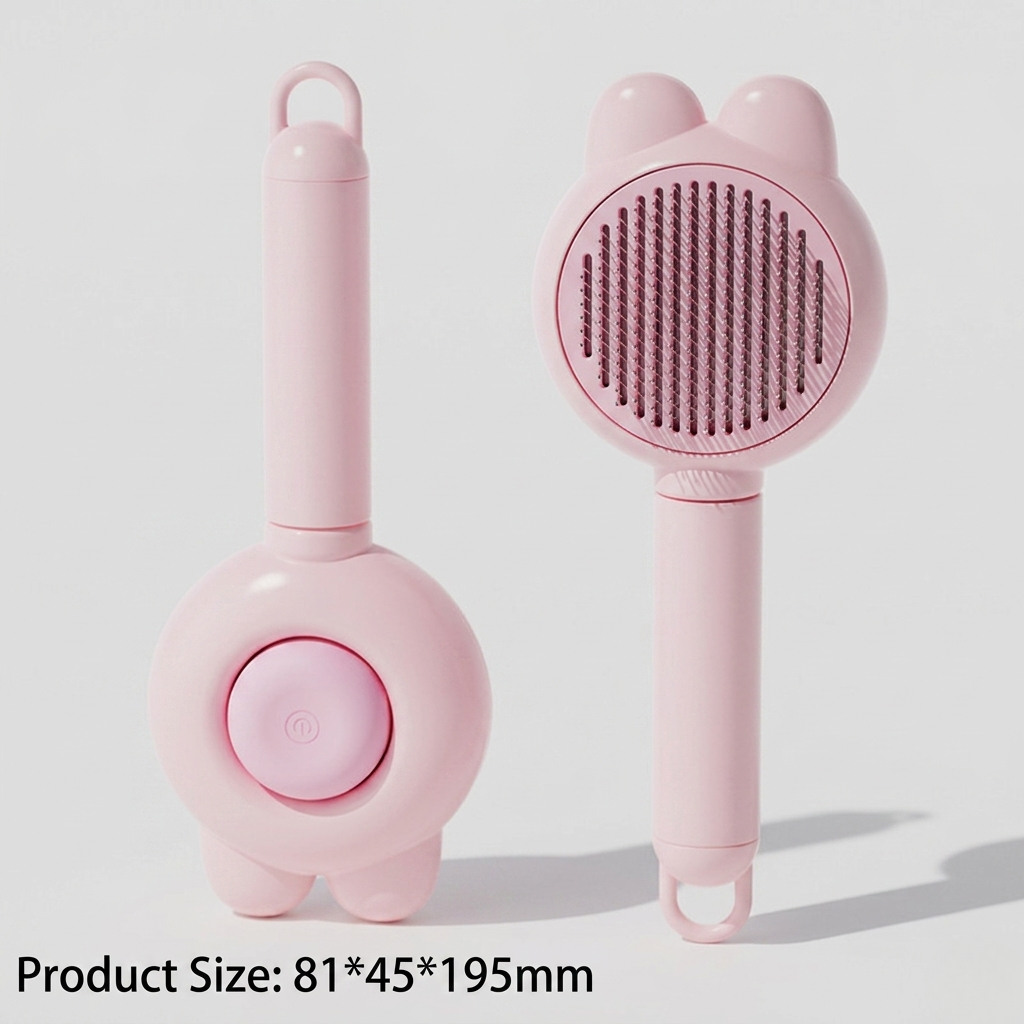 Self-Cleaning Slicker Brush