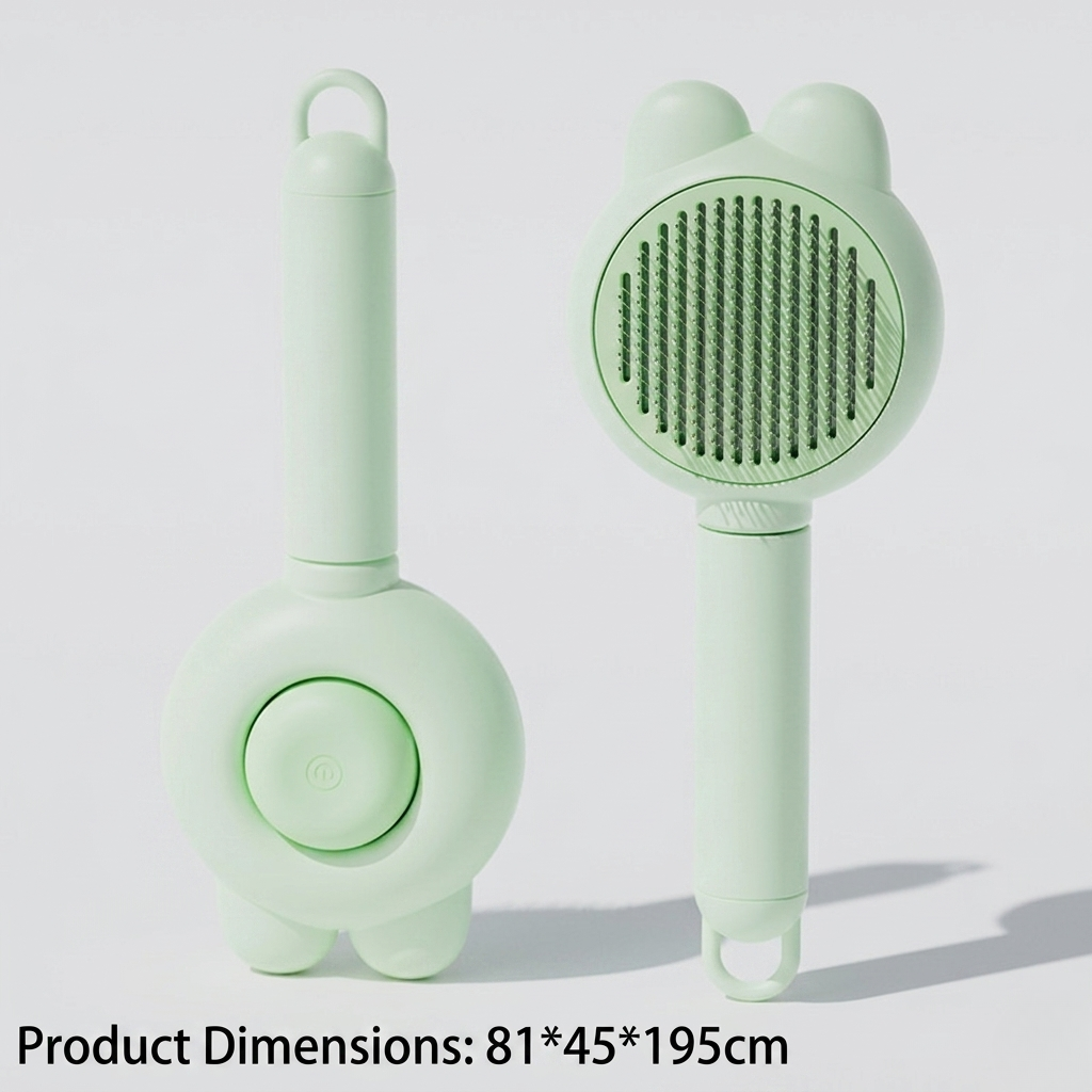 Self-Cleaning Slicker Brush