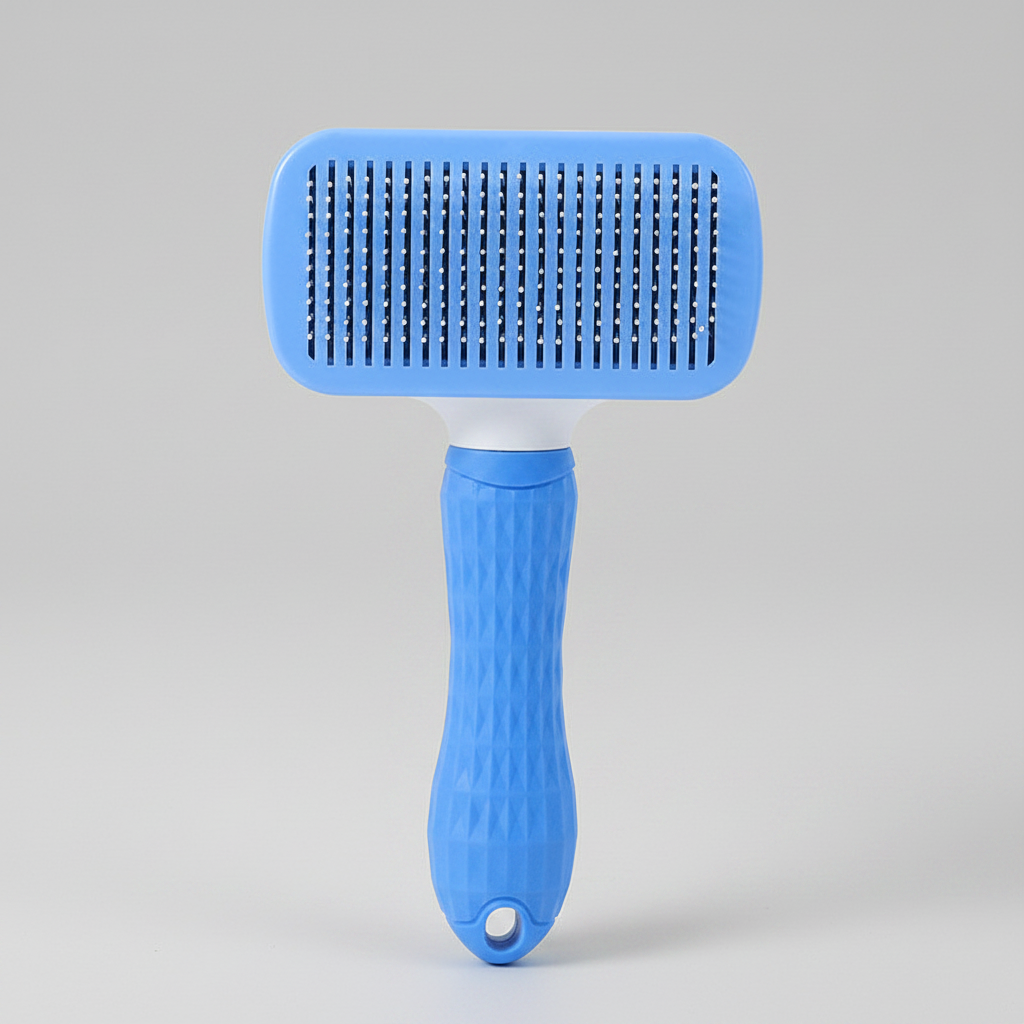 Self-Cleaning Slicker Brush