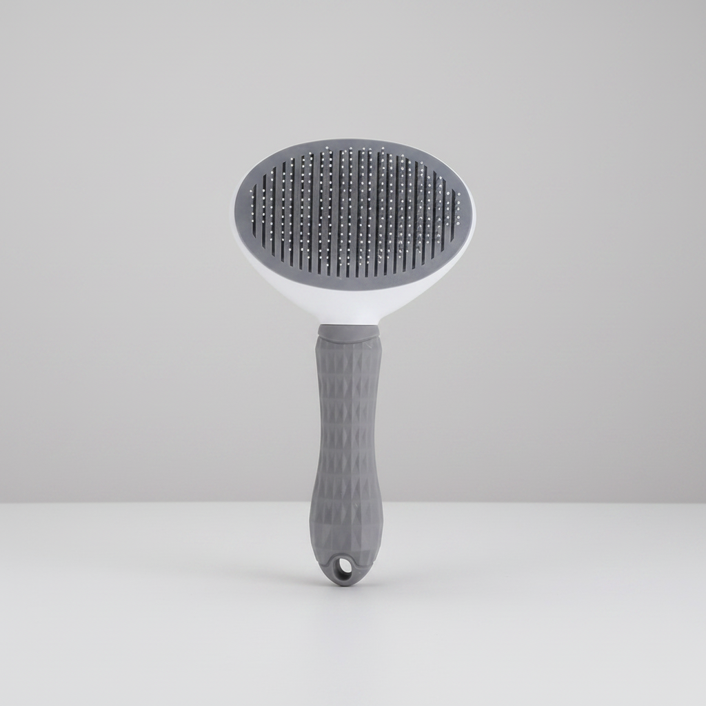 Self-Cleaning Slicker Brush