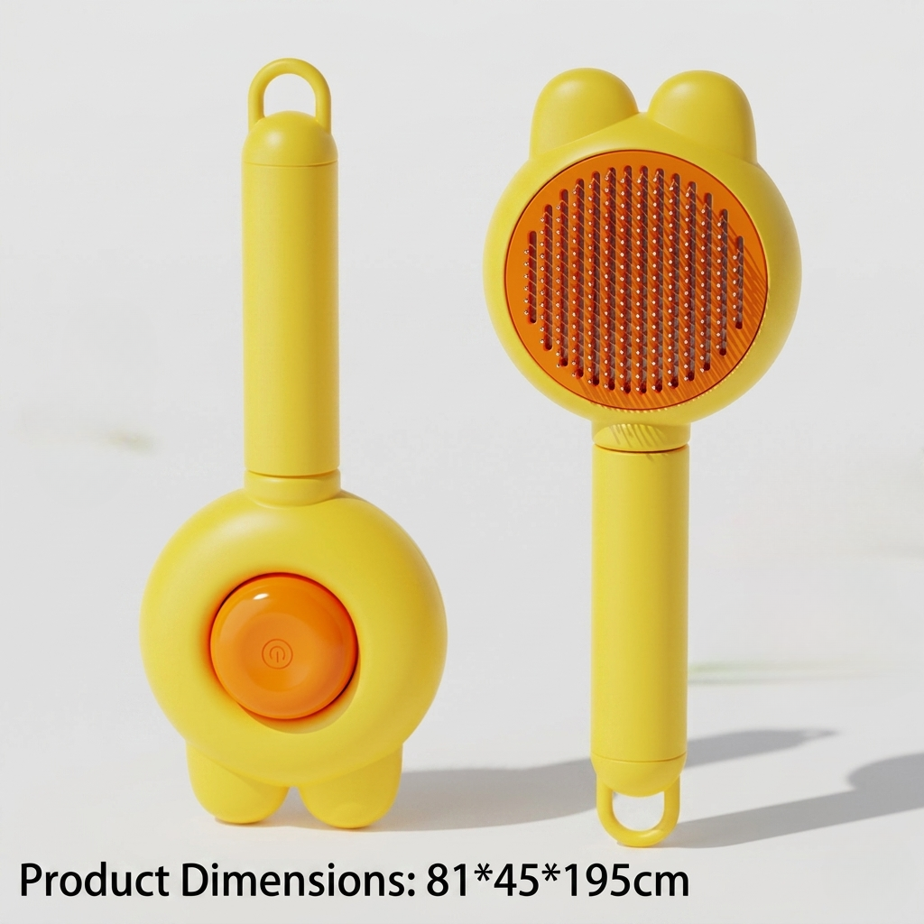 Self-Cleaning Slicker Brush