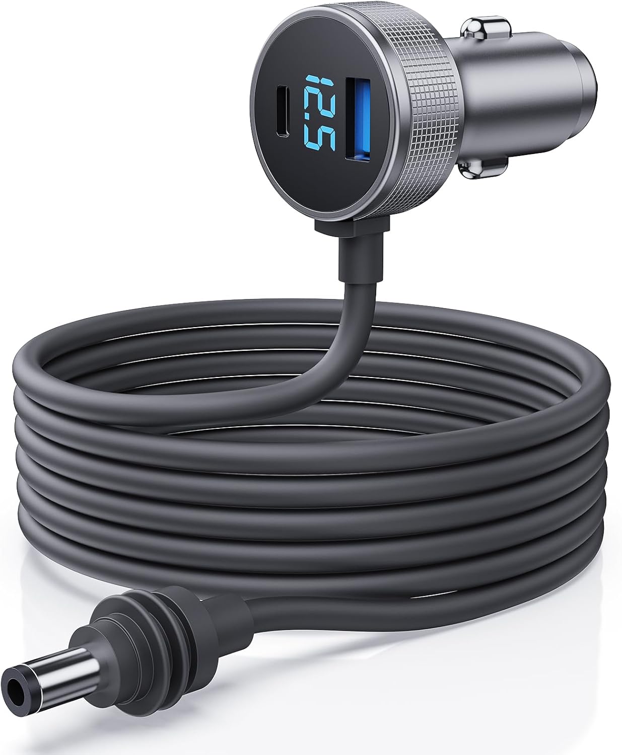 Starlink Mini Car Charger with Digital Display | 100W Type-C Power Cord